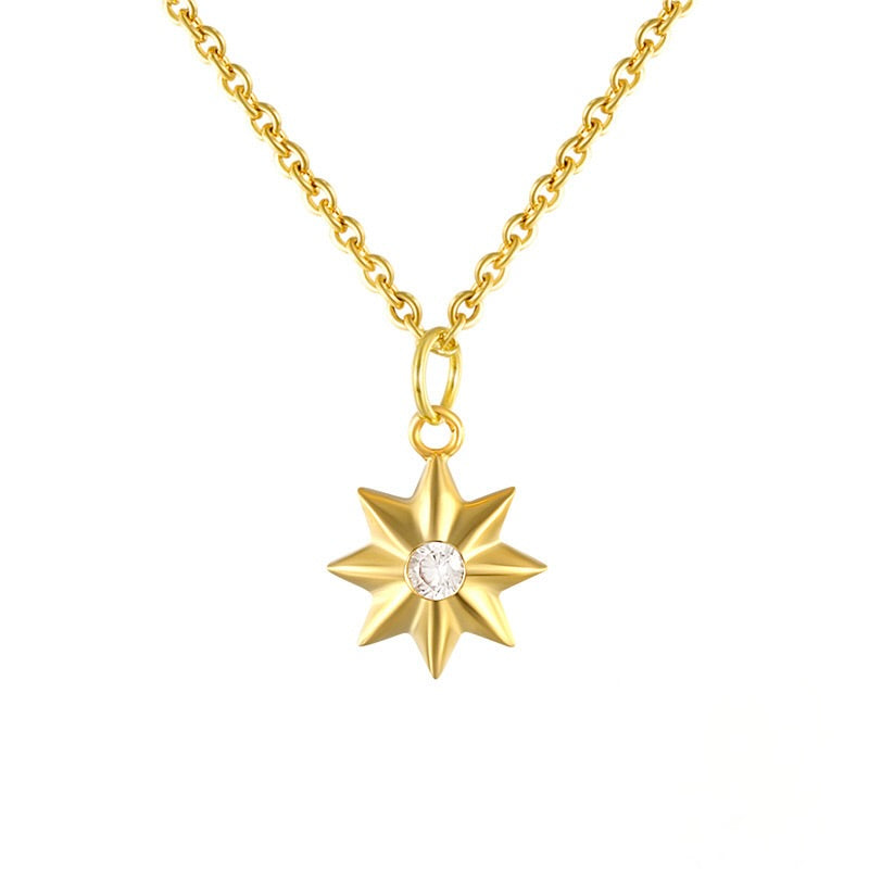 North Star Mini Pendant Necklace