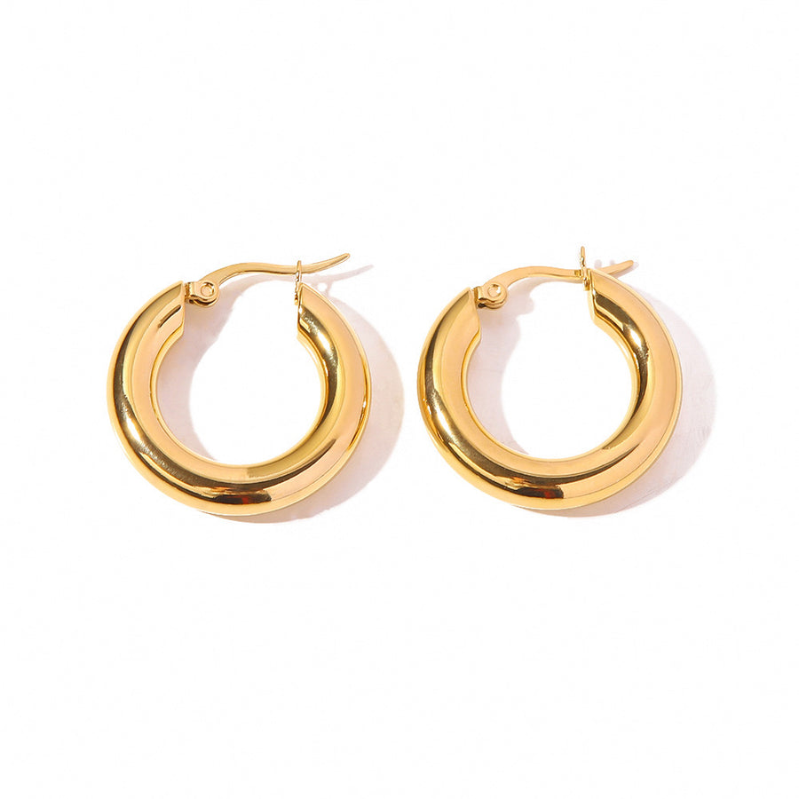 Trendy Minimalist Hoop Earrings