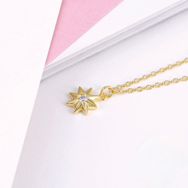 North Star Mini Pendant Necklace