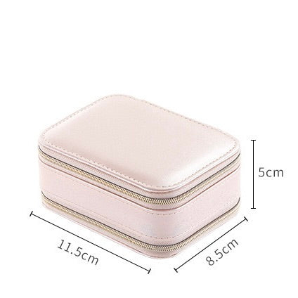 High quality PU leather jewelry case with multi storages