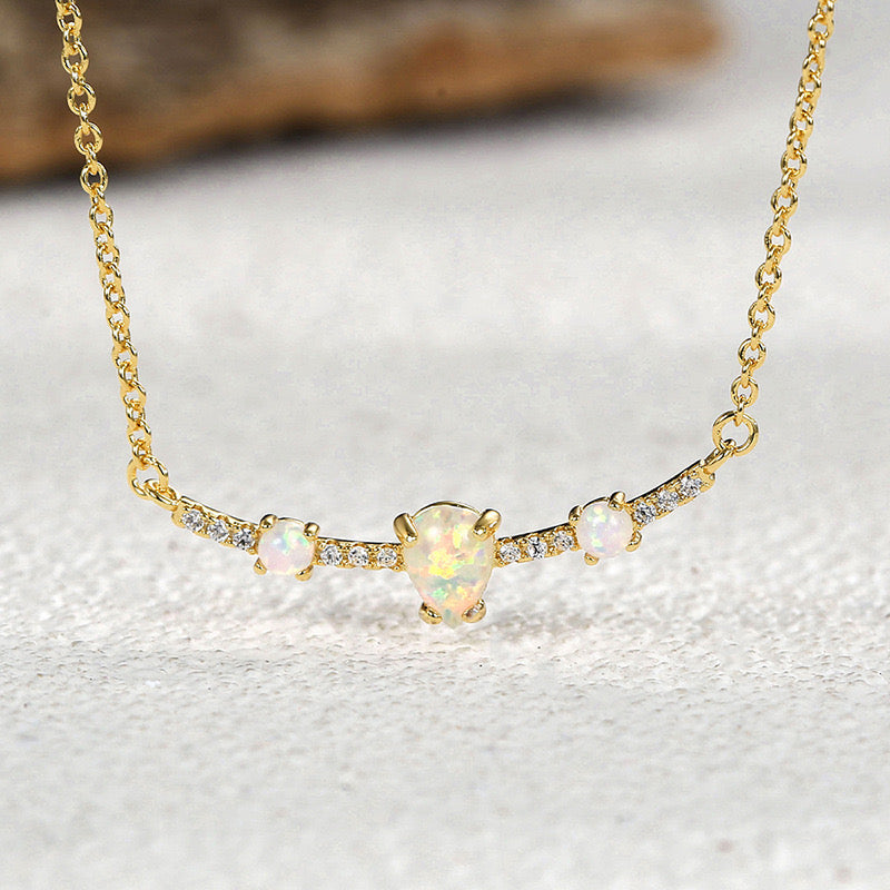 Aurora Opal Necklace