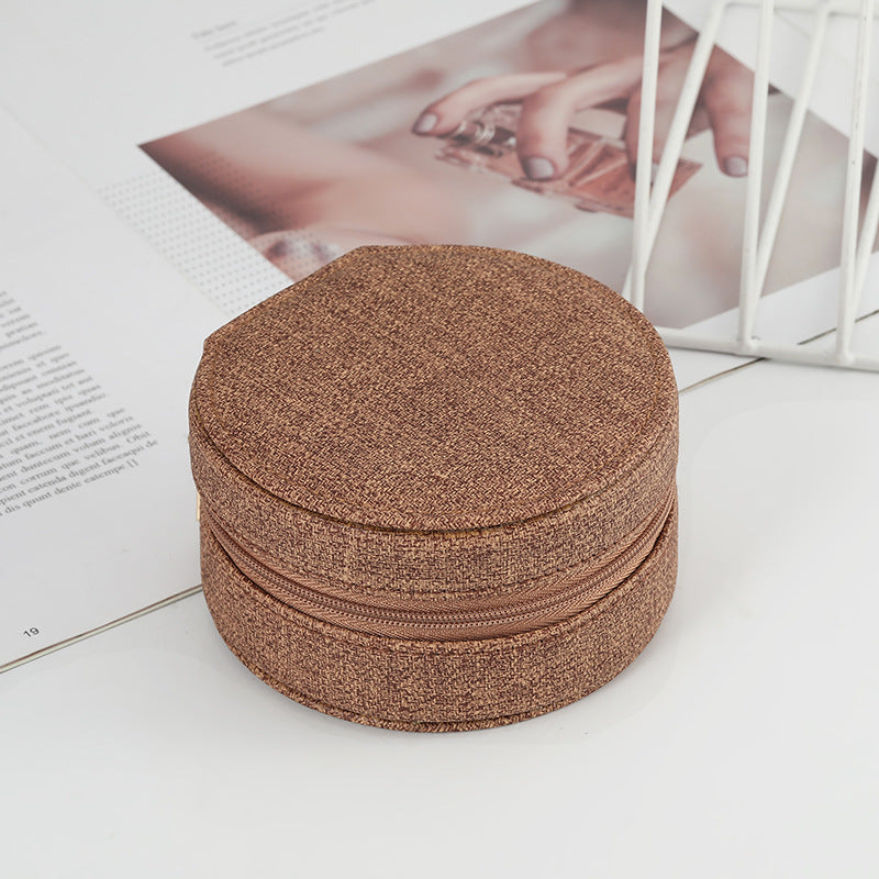 Stylish Round Jewellery Box