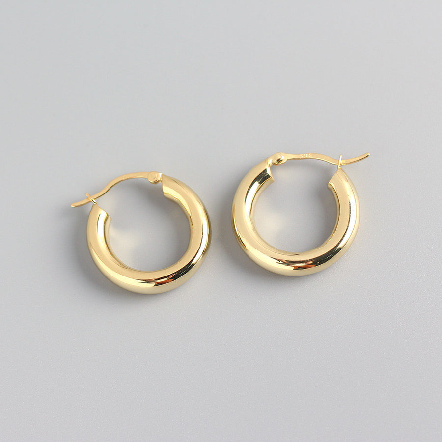 Trendy Minimalist Hoop Earrings