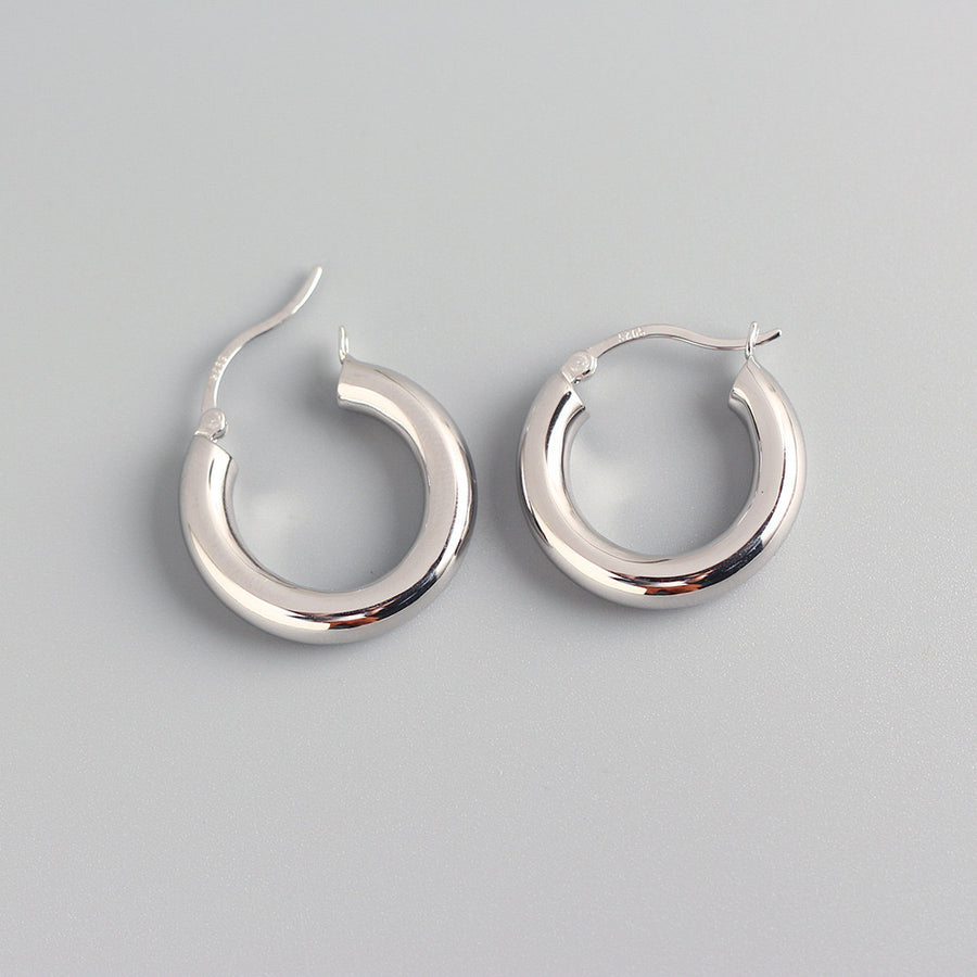 Trendy Minimalist Hoop Earrings