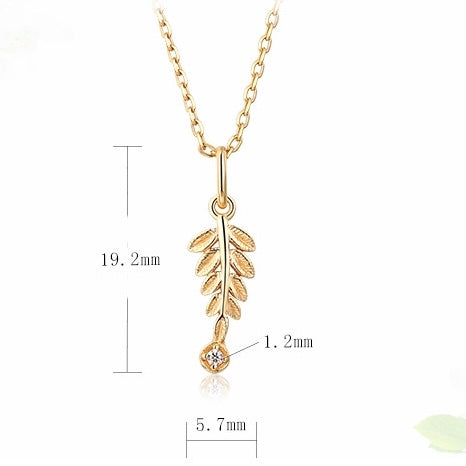 Collier Feuilles de laurier