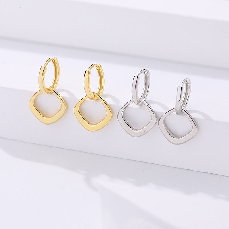 Geometry Hoop Earrings