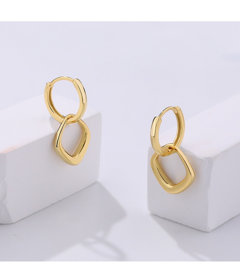 Geometry Hoop Earrings