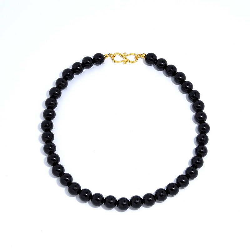 Black Onyx Necklace & Bracelet