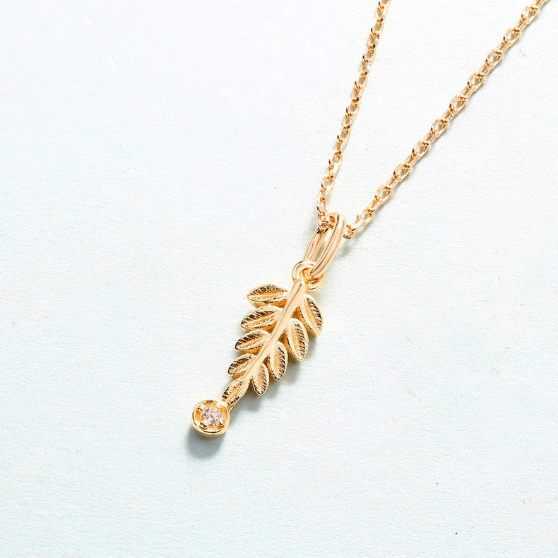 Laurel Leaves Necklace