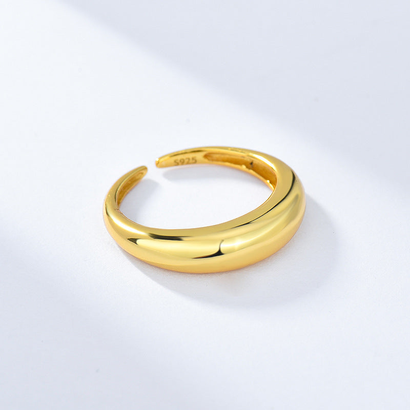 Minimalist Medium Large Adjustable Ring