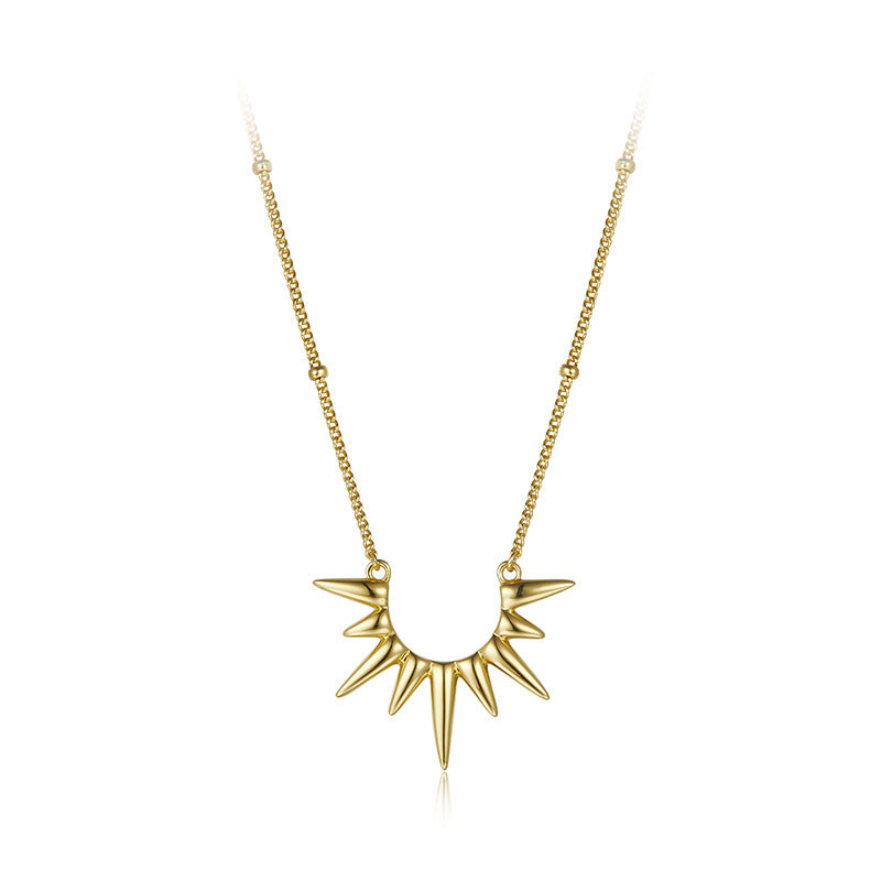 Sunlight Pendant Necklace in 18k Vermeil