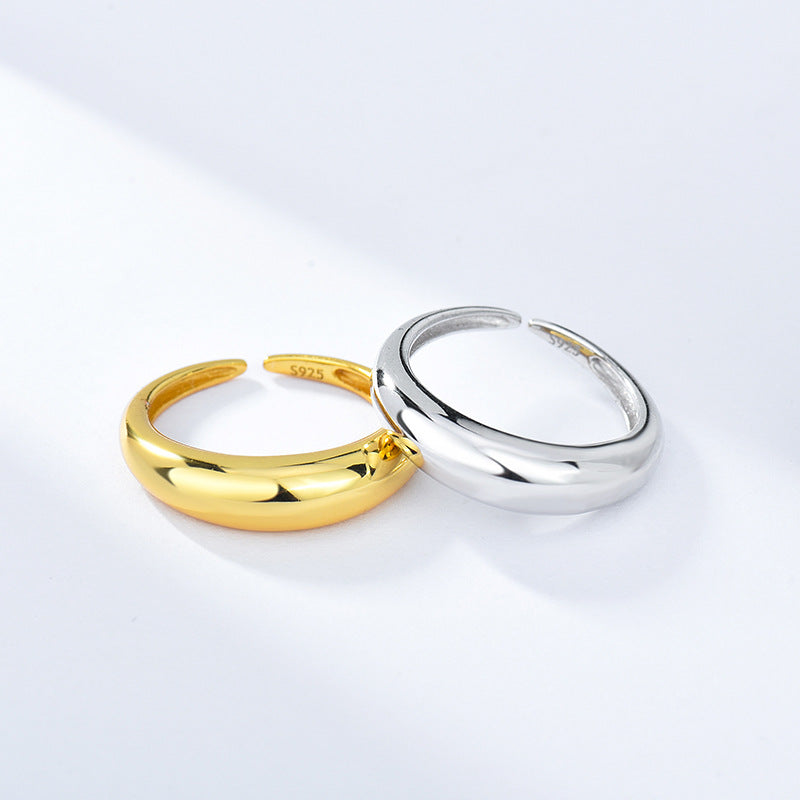 Minimalist Medium Large Adjustable Ring