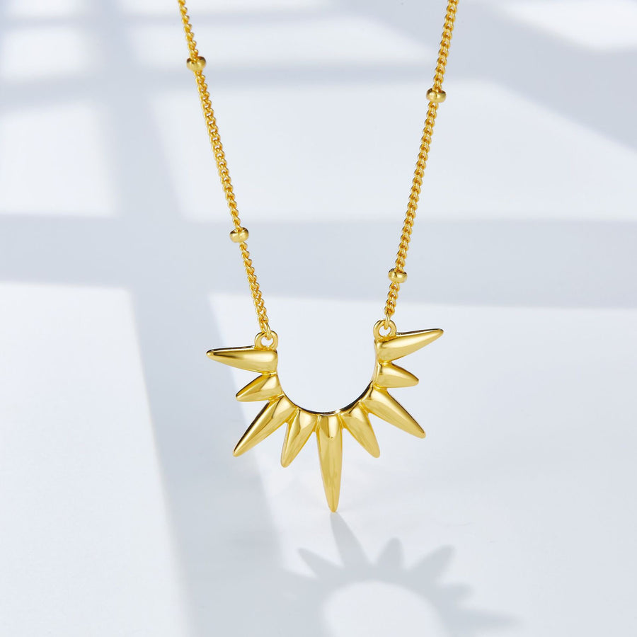 Sunlight Pendant Necklace in 18k Vermeil