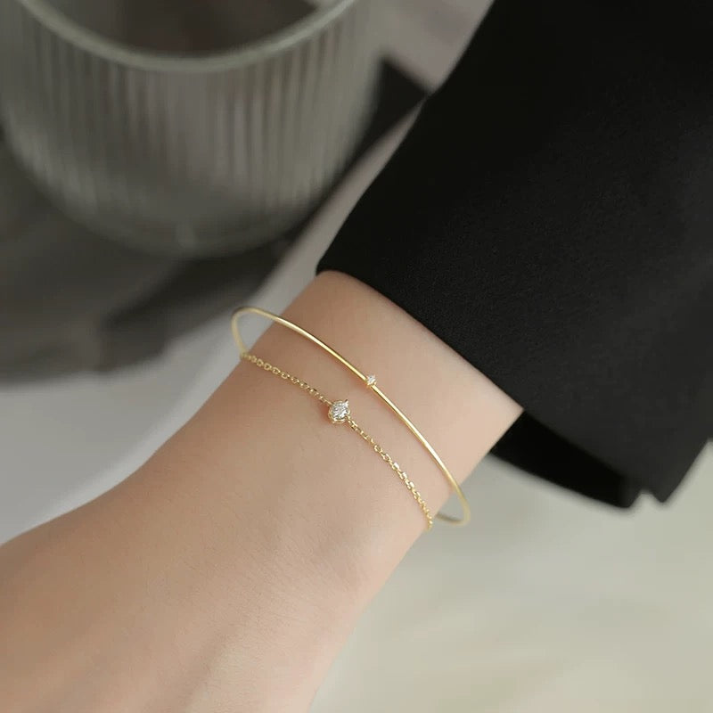 Minimalist Crystal Bracelet