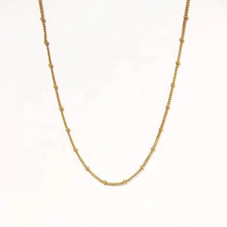 Collier ras de cou perle minimaliste