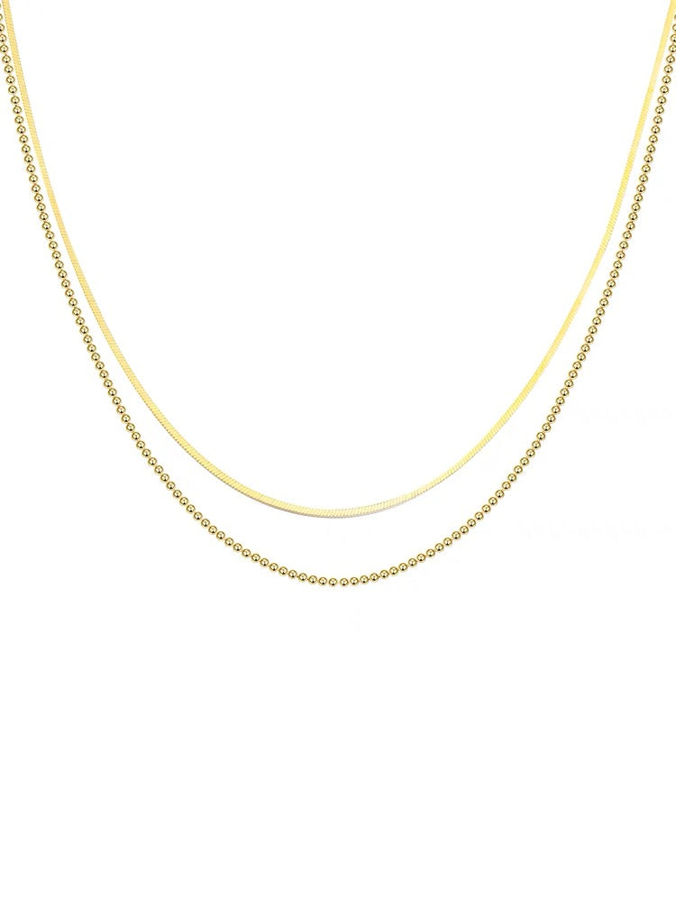 Double Layered Chain Necklace