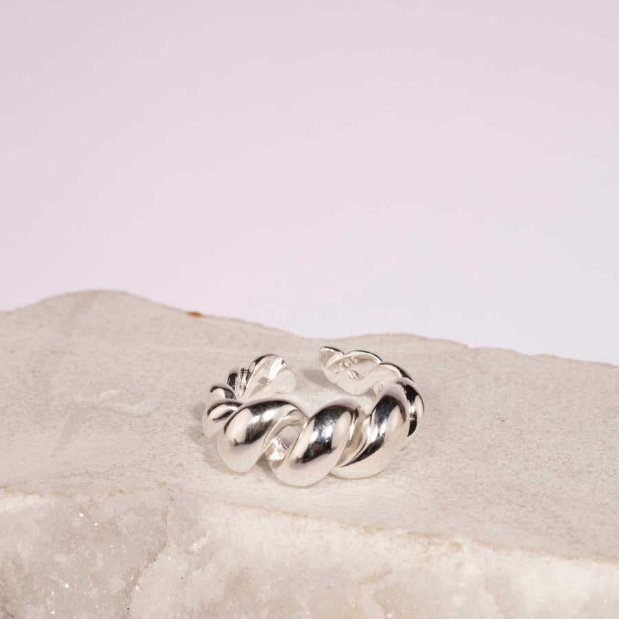 French Croissant Minimalist Ring