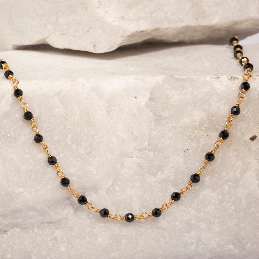 Minimalist Natural Spinel Gemstone Necklace