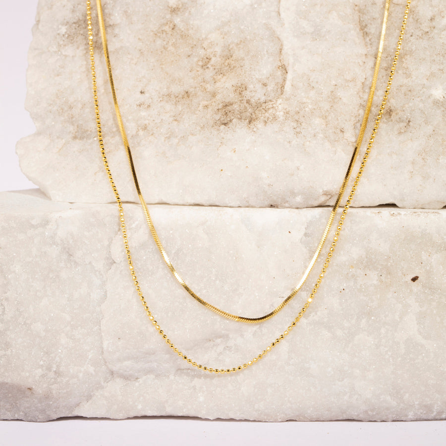 Double Layered Chain Necklace