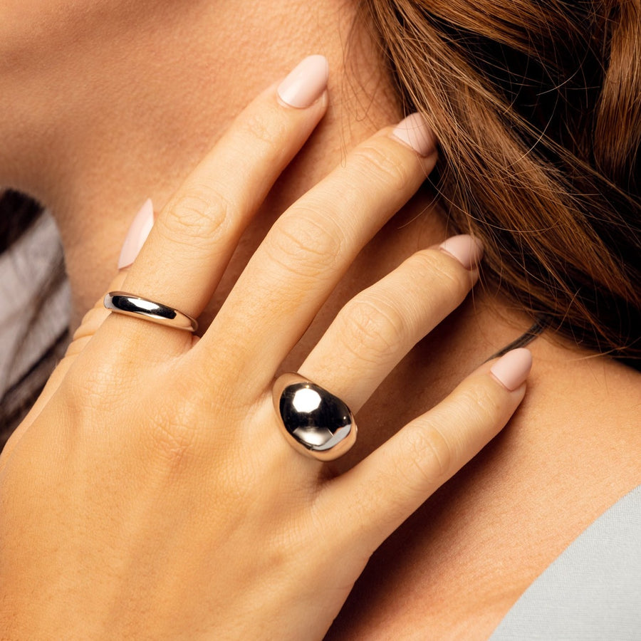 Stylish Minimalist Chunky Open Ring