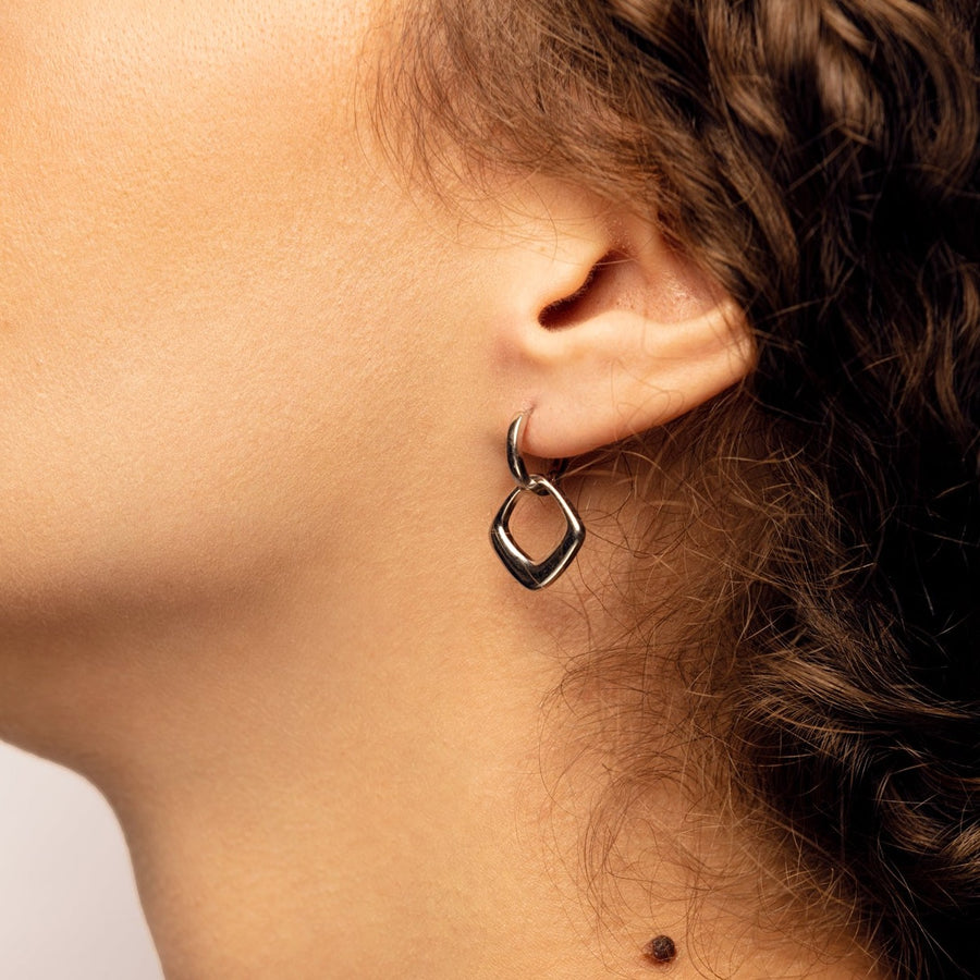 Geometry Hoop Earrings