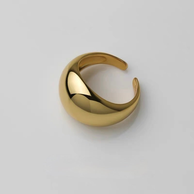 Stylish Minimalist Chunky Open Ring