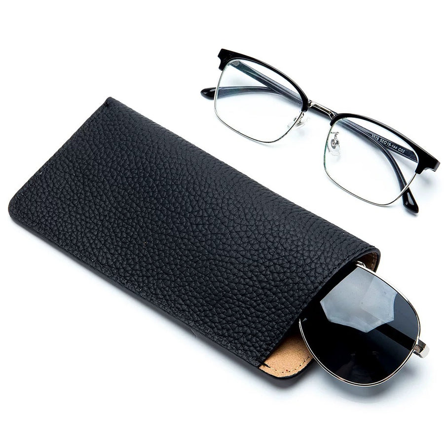 Timeless Granulated Calf Leather Eyewear Case