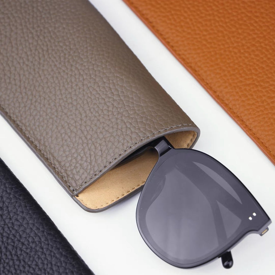 Timeless Granulated Calf Leather Eyewear Case