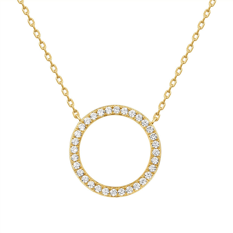 Trendy Round Pendant Necklace