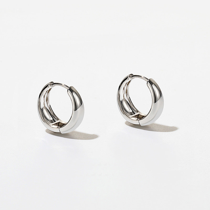 Mini Round Hoop Earrings