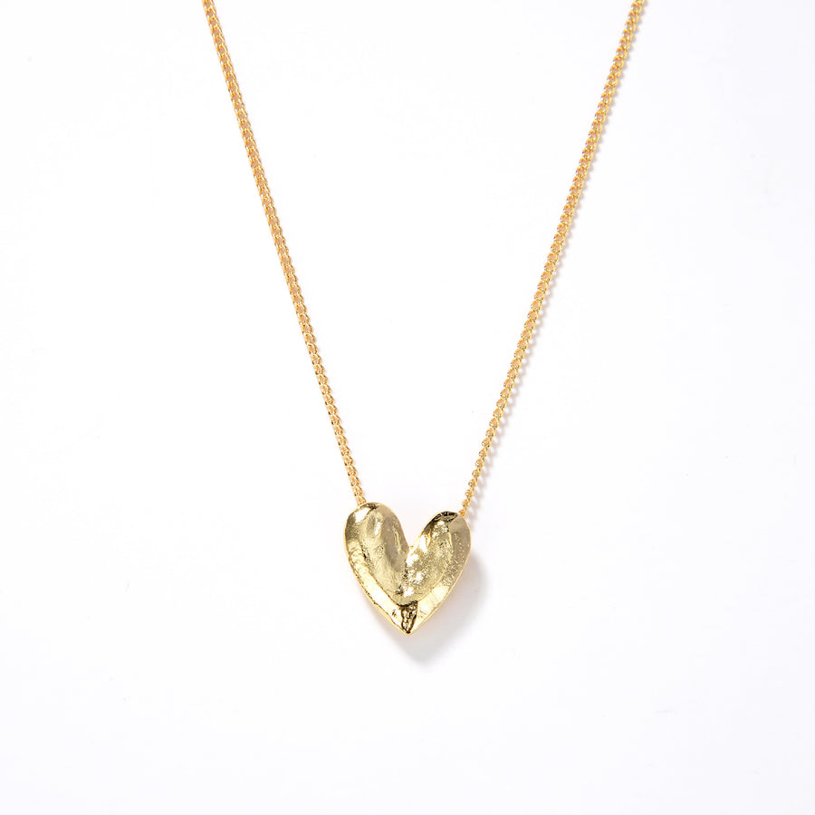 Splendid Heart Necklace in Vermeil